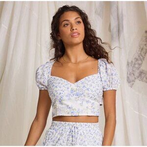 NWT Women's - Altar'd State Kairo Floral Crop Top, Size Large